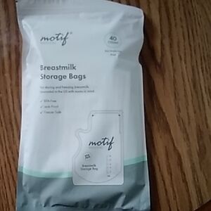 Motif Breastmilk Storage Bags - White